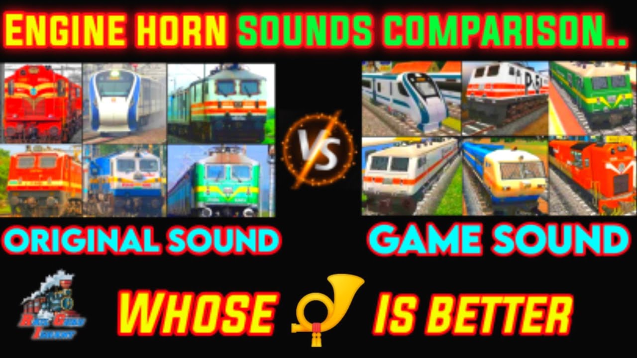 horn sounds comparison Game vs Real Which sound is