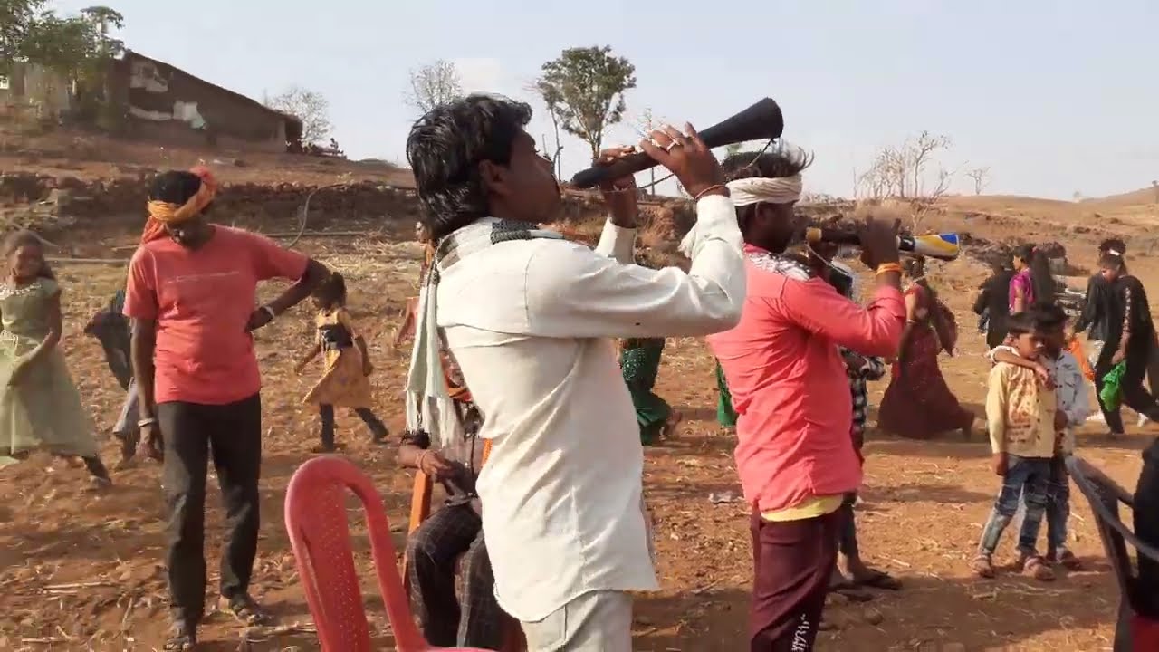 निलेश डोडवे की मोज ओर साथ मे मांदल सिरखडी सादी मे @meldimaofficialgelesar YouTube by nitesh