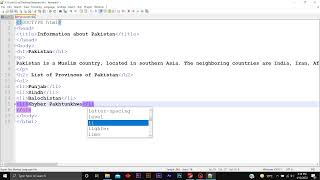 Chapter#5 Designing Website (Programming Practice) Activity 5.3  Class 9th Computer Science