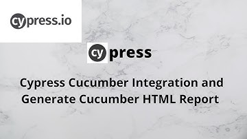 Cypress Cucumber Integration and Generate Cucumber HTML Report.| @manojautomationcenter