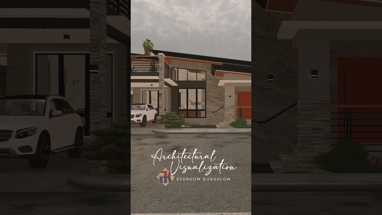 3 Bedroom with High Ceiling Design💜 #architecture #shorts #lumion #visualization