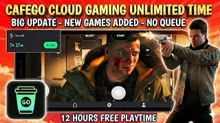 تطبيق CafeGo Cloud Gaming مهكر بوقت غير محدود، بدون انتظار، تسجيل دخول عبر Google، أفضل تطبيق ألع... screenshot 5