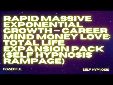 career mind money love (total life expansion pack rampage) self hypnosis rapid fire robotic rampage thumbnail