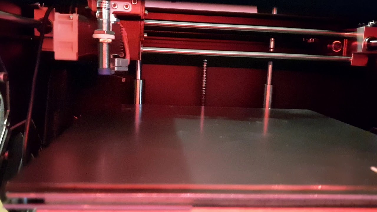 RF100XL - auto bed leveling - YouTube