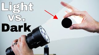 The Worlds Blackest Black vs The Worlds Brightest Flashlight (32,000 lumen)—Which Will Win? screenshot 4