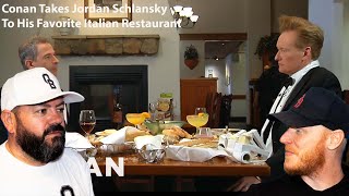 Conan Takes Jordan Schlansky To His Favorite Italian Restaurant  REACTION!! | OFFICE BLOKES REACT!!