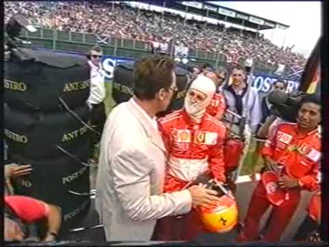 Arnold Schwarzenegger meets Michael Schumacher