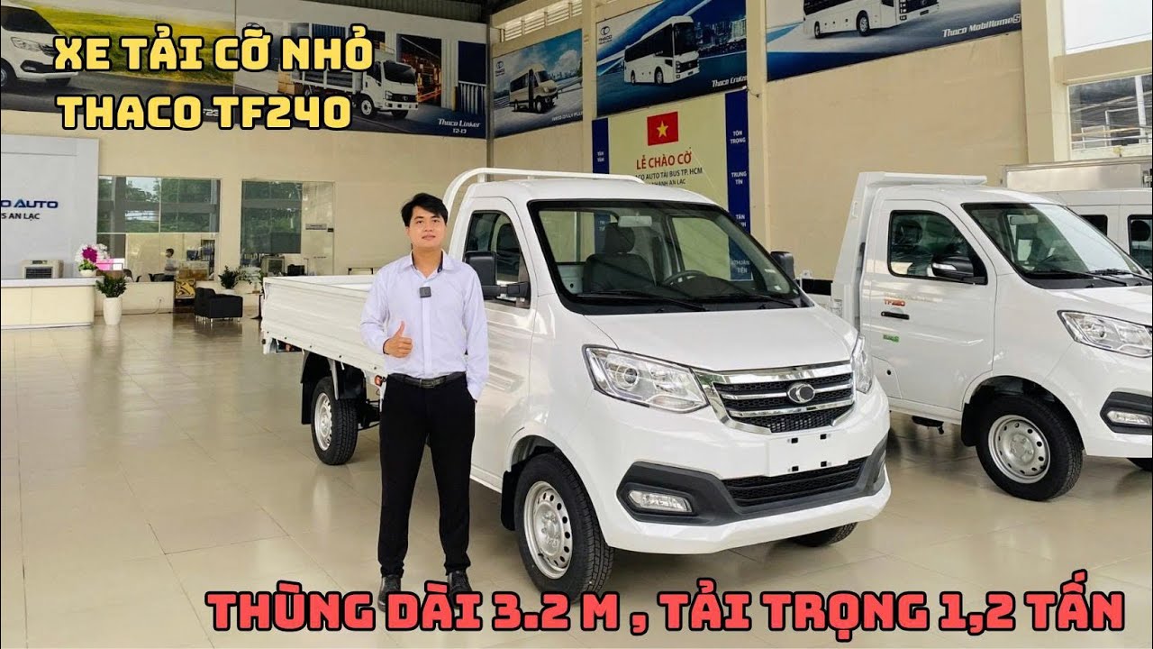 Giá Xe Thaco Frontier TF240 | Xe Tải Thaco thùng dài 3,2m | Tải Trọng 1,2 Tấn