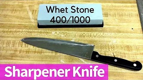 Sharpener Knife with Whet Stone 400/1000 Grit
