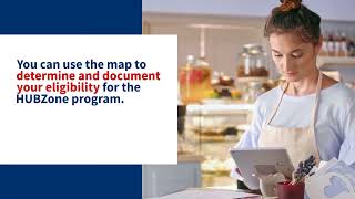 Navigate the updated HUBZone map