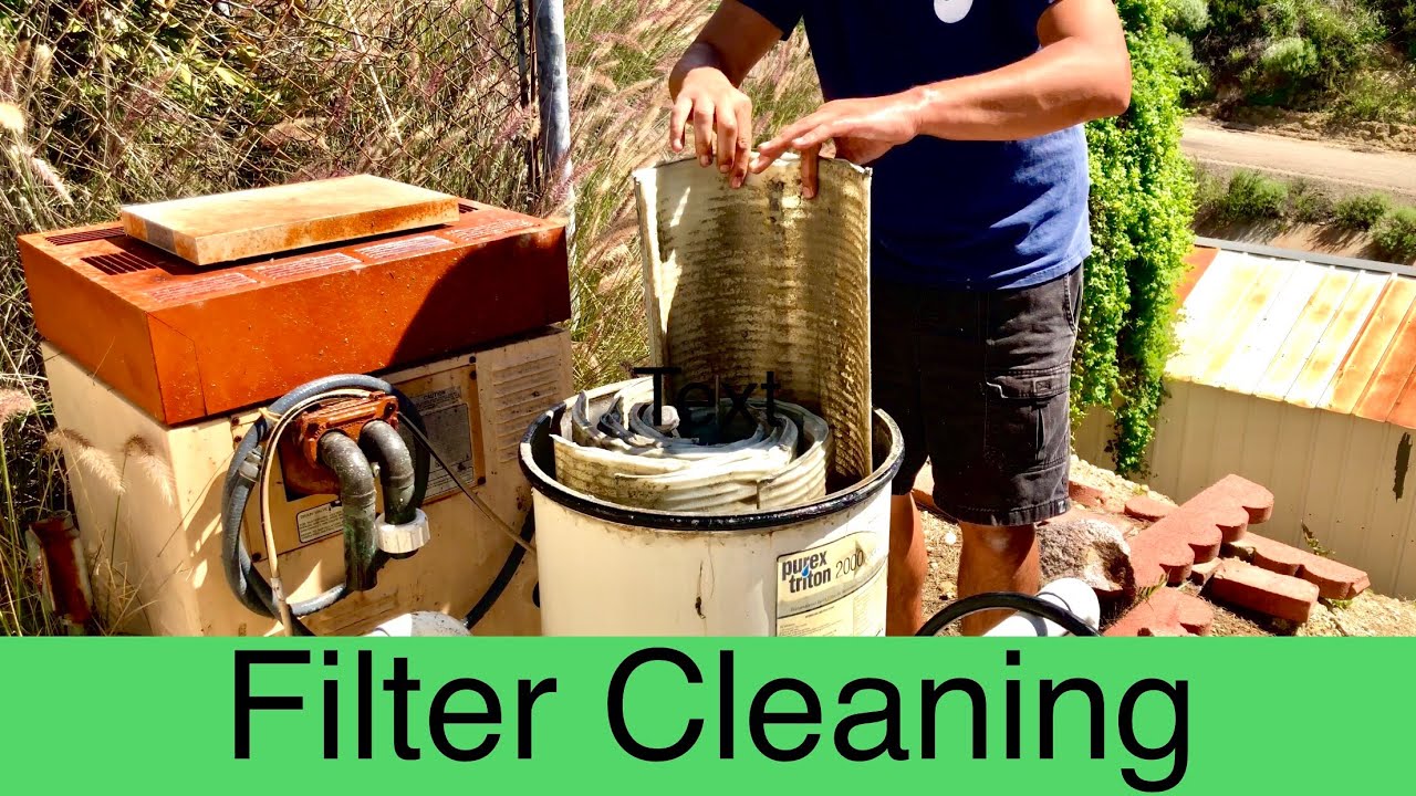 how-to-clean-a-de-pool-filter-pentair-pacfab-purex-triton-youtube