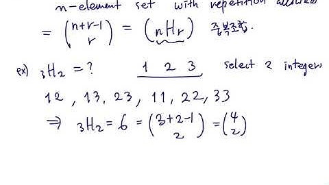 [Discrete Mathematics] Section 6.3. Generalized Permutations and Combinations