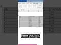 &quot;🚀 Transform Text into Tables in MS-Word: Quick Shorts Tutorial!&quot; #msword
