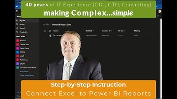 Connect excel spreadsheet to Power BI [154.4]