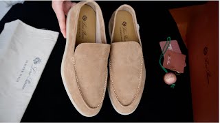 LORO PIANA Summer Walk Loafers Suede Unboxing