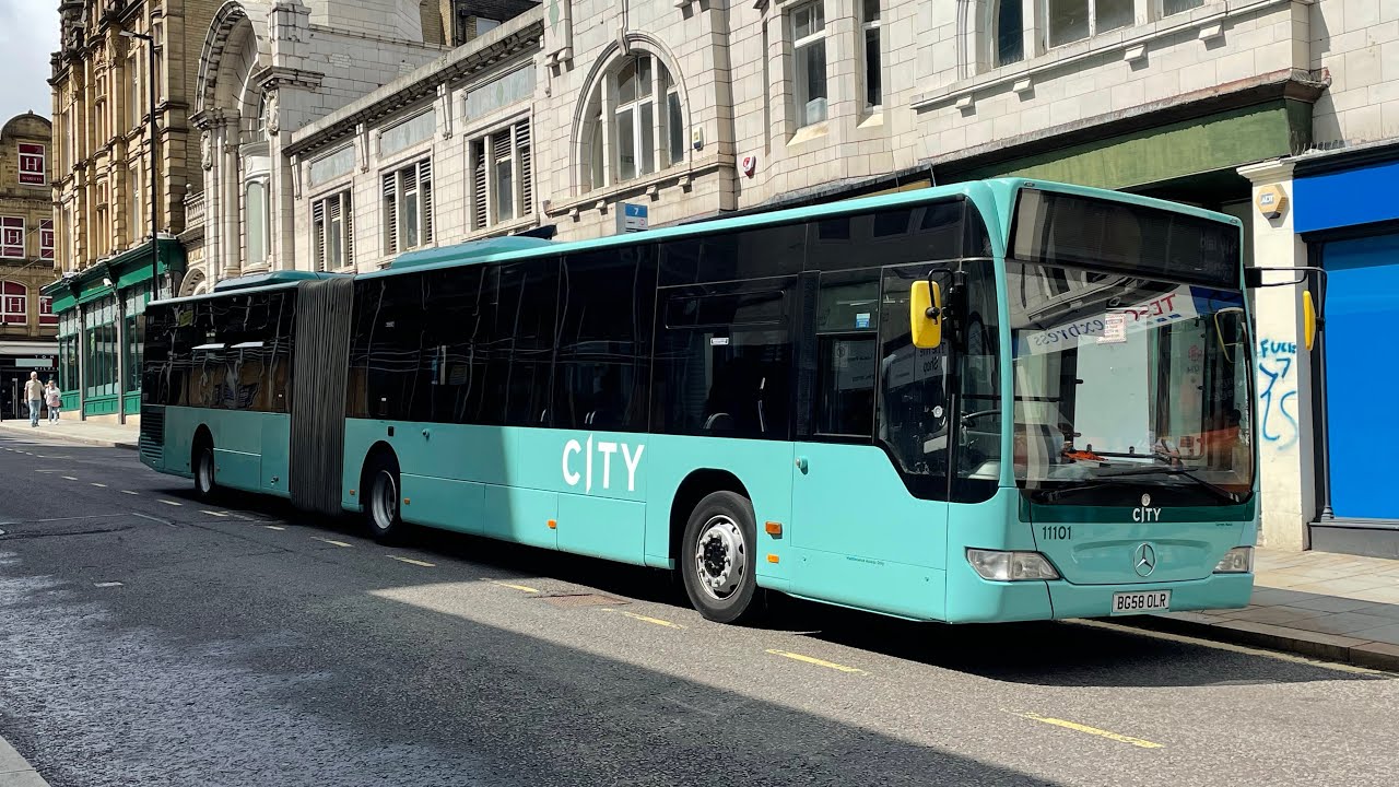 *[DRIVEN BY AMC]* City Transport Mercedes-Benz Citaro O530G 11101 (BG58 OLR)