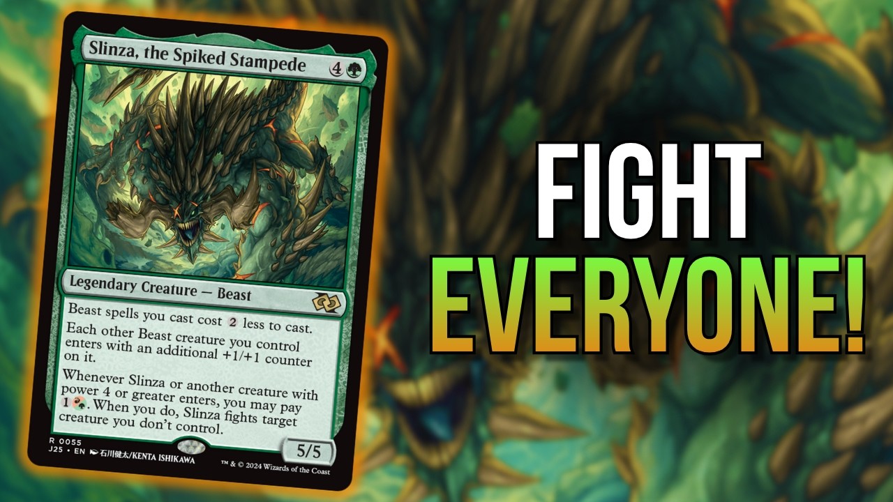 Stampede. Smash. Survive! | Slinza Commander Deck Tech - YouTube