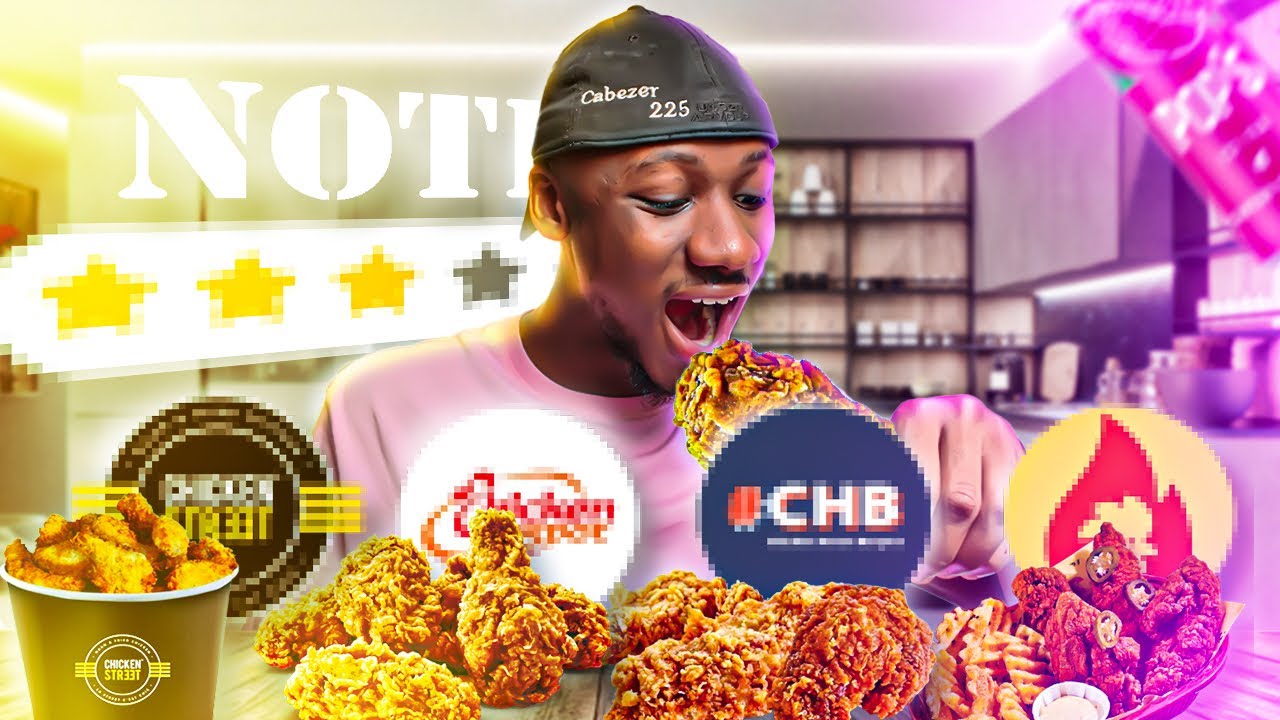 le MEILLEUR Poulet Frit : j'ai comparé les 4 FASTFOODS les plus CONNUS !