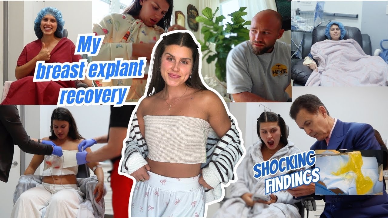 Explant Recovery | Actual Surgery | Footage Ruptured Implant | Drains Removed | Body Image