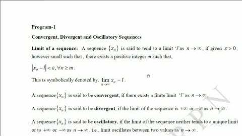 Maxima Program to test the behaviour of a sequence