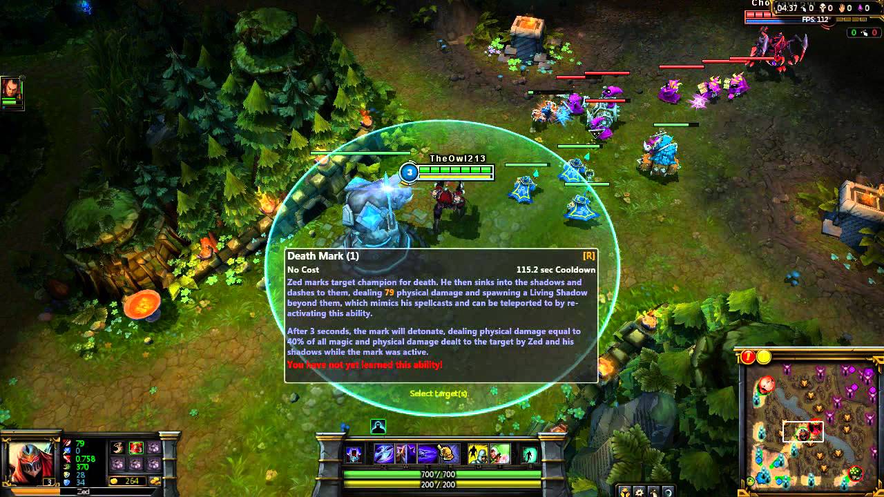 Zed Champion Spotlight - COMPLETE Overview ( abilities + dance/taunt/joke/laugh ) [HD]