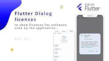 Flutter AboutDialog Widget Tutorial  | Display App Info & License Dialog in Style