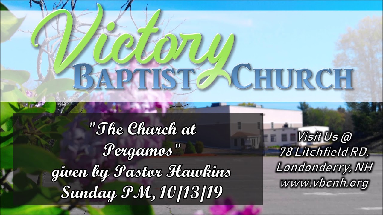 "The Church at Sardis" - Pastor Hawkins, 10/20/19 PM