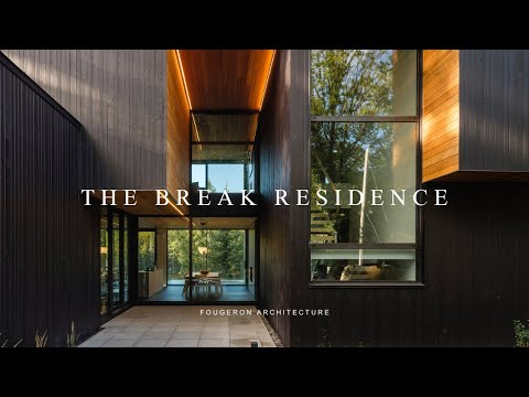 Видео: Старый дом встречает современную архитектуру: Bord-du-Lac House в Канаде