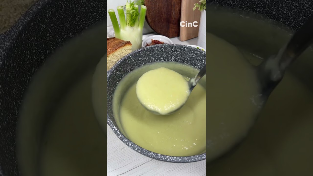 Creamy Fennel and Savoy Cabbage Soup with Crispy Speck