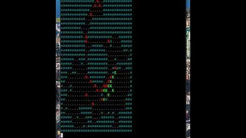 Advent of Code 2018 day 15 visualisation