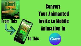 Convert your Animated Flyer into a Mobile Invite