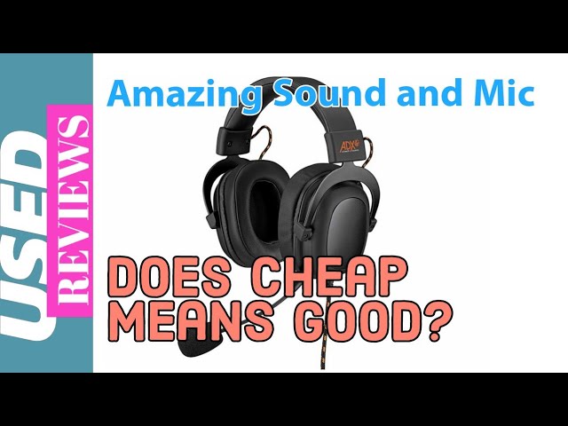 Amazing Sound and Mic from CHEAP ADX wired Gaming Headset - YouTube