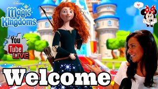Kitty Kat Livestream! WELCOME MERIDA! Brave Event Disney Magic Kingdoms