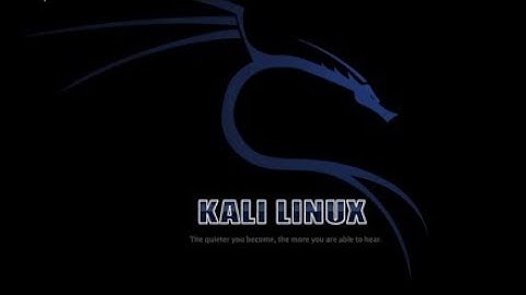 Solve touchpad problem in Kali Linux