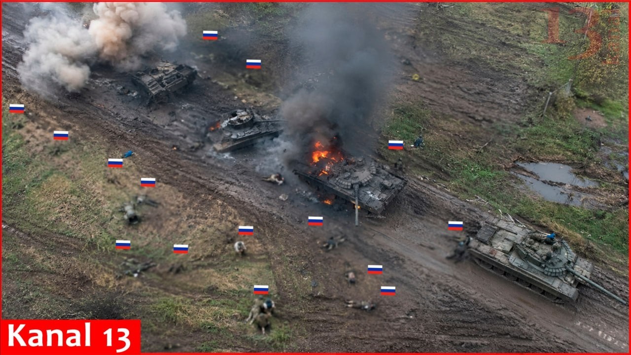 Russia's defeat near Kyiv; Putin's "stupid general" diverted a column of tanks into "muddy fields"