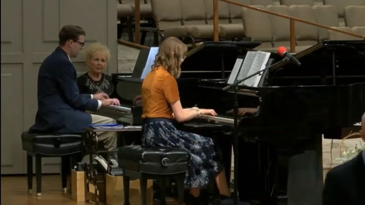 Awesome Hymn Piano Duet - YouTube