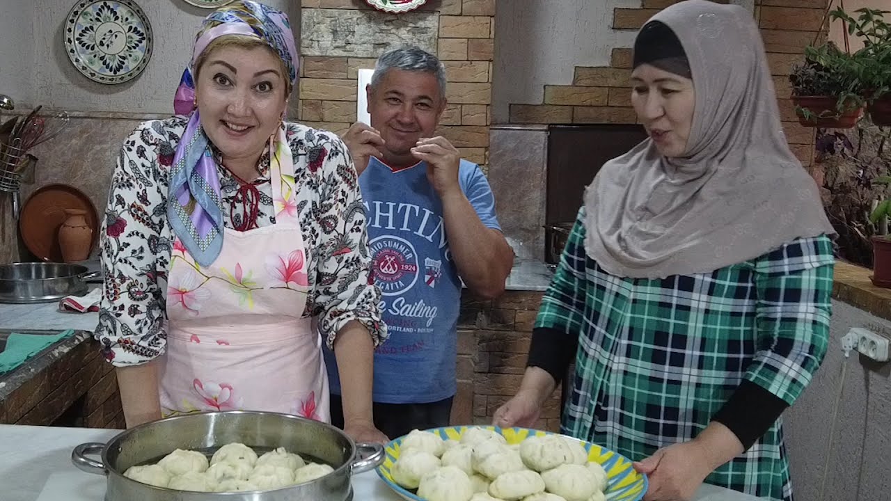 Уйгурские🔥 МАНТЫ (БУЛОК 🌿манты). Дрожжевые МАНТЫ. Вспоминаем 😃детство!