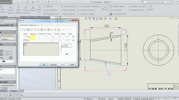 solidworks tutorial | How to insert GD&T