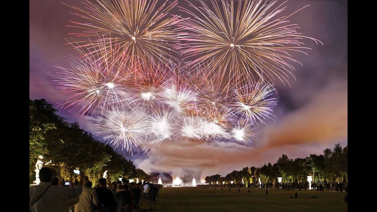 Feu d'artifice des Grandes Eaux Nocturnes - Château de Versailles