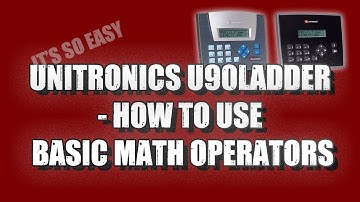 Basic math operations - U90Ladder (Unitronics Jazz)