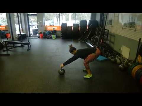 Drag Through the Mud KB Deadlift