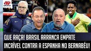 "O Dorival tá RESGATANDO A DIGNIDADE da Seleção! O Brasil MOSTROU VERGONHA de..." 3 a 3 com Espanha! image