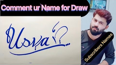 How to Write with Cut Marker | Usva Name Signatures | #usva   #englishcalligraphy #shorts