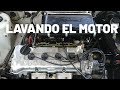 COMO LAVAR EL MOTOR DEL AUTO LAVANDO EL MOTOR DEL COCHE