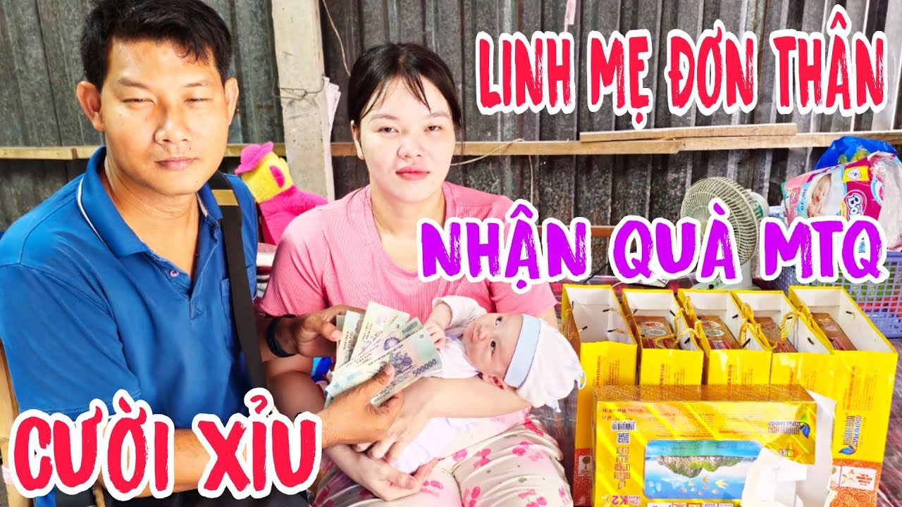 Linh mẹ đơn thân 25t tiếp tục nhận quà MTQ cười xỉu 