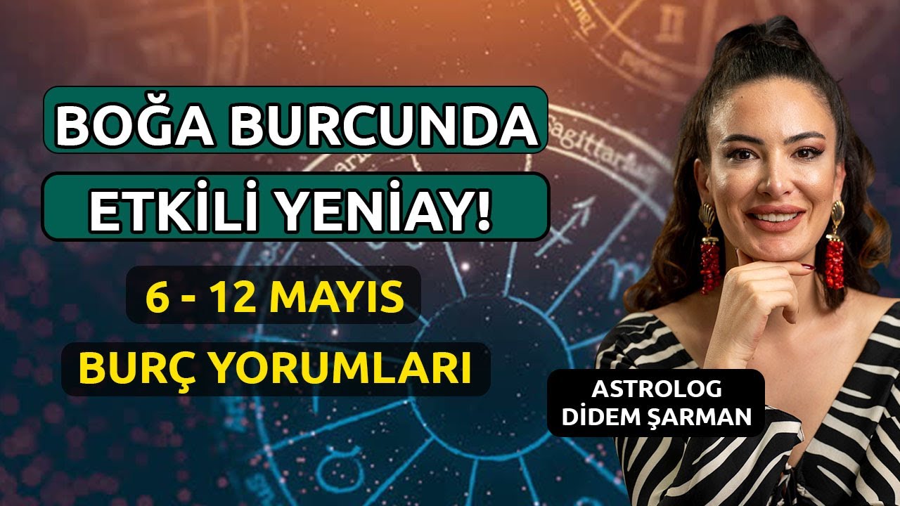 Para ve İlişkilerde Güzel Haberler! | Boğa Burcunda Yeniay! | 6 - 12 Mayıs Haftalık Burç Yorumları