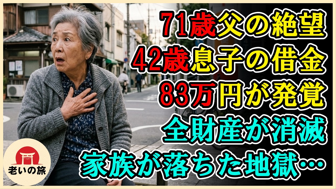 夜十時を過ぎた団地の廊下で、ポストの蓋が乾いた音を立てて跳ね上がった。たった一枚の薄い紙が滑り落ちた瞬間、私の人生は静かに変わり始めた。六十九歳、千葉の古い団地に夫と二人で暮らし、私は毎日レジに立ち、夫は交通誘導員をしていた。でも本当は三人で住んでいた。四十二歳の息子は七年間部屋に閉じこもり、ドアの前には食事を置くだけ。誰にも言えない嘘を、私は何年もかけて丁寧につき続けてきた。市役所からの封...