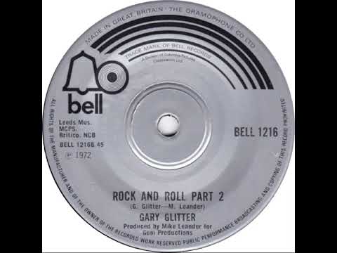 UK New Entry 1972 (115) Gary Glitter - Rock And Roll Part 2