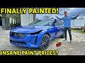 Wrecked 2020 Cadillac CT5-V Gets The Most Expensive Paint Job Ever!!! Now Time To SELL Some CARS!