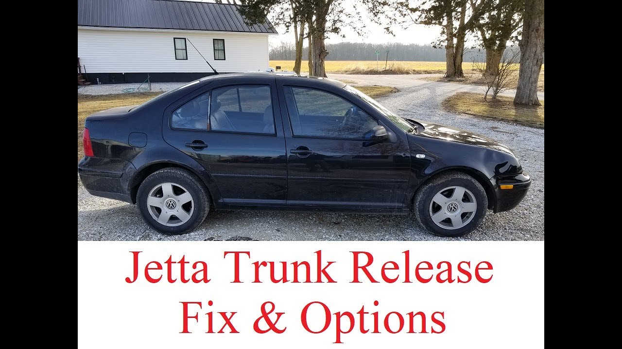 Broken Jetta Trunk Release Mechanism Options (15 minute repair) YouTube